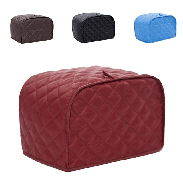 Polyester Grille Pain Couvre-Poussière Protecteur Propre Protecteur Couvre-Ustensile 2 Tranches Rouge
