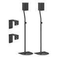 thumbnail image 1 of Par de soportes de altavoz notiela ajustables 84-107 cm para Samsung, 1 of 8
