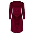 thumbnail image 7 of Winter Velvet Women's Casual Dress Long Sleeve Slim Fit High Waist Midi Party Dress Elegant Comfortable Stylish Outfit 2025 Vacation Dress Stylish Beach Sundress, 7 of 7