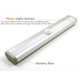 thumbnail image 2 of Motion Sensing Closet Lights 10 LED Wireless Night Light Cabinet Wardrobe Stairs Step Night Light with Magnetic Strip, 2 of 9