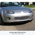 thumbnail image 3 of APS Compatible with Mazda MX-5 2006-2008 Lower Bumper Stainless Steel Chrome Mesh Front Grill Grille Insert M76228T, 3 of 3