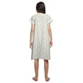 thumbnail image 3 of Moomaya Cotton Poplin Button Down Nightdress For Women Printed Nursing Nightwear, 3 of 5