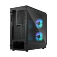 thumbnail image 2 of Fractal Design Focus 2 Black ATX mATX Mini ITX Solid Mid Tower Computer Case, 2 of 10