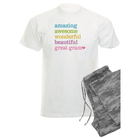 

CafePress - Great Gram Amazing Awesome - Men s Light Pajamas