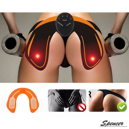 Spencer Ultimate ABS Stimulator EMS Hip Training Buttocks Lifting Body Shape Massager for (Best Exercise For Abs Female)