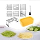 thumbnail image 1 of Rebanador de verduras BLESIY Mandolina Escurridor Cesta Trituradora Ralladores de zanahoria, 1 of 8