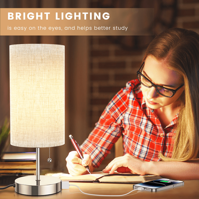 Pull chain bedside lamp 2025