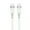White, variant on PD Type C - Cable - 3 AMP - Fast Charging - Nylon Braided Aluminium Alloy - Black (Lane A6 - item#2)