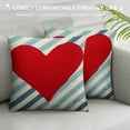 thumbnail image 3 of Nawypu  Heart Pillow Covers Envelope Lumbar Pillow Cover Valentine's Day Pillow Cover Red Pink Heart Polka Dots Pillow Case for Sofa Home Valentine's Holiday Decor, 3 of 5