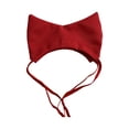 thumbnail image 2 of Adjustable Waterproof Pet Shower Cap for Cats Dogs, Reusable Bath Ear Cover with Straps, Grooming Accessory for Kitten Puppy Small Pets, Red, 2 of 5