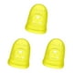 thumbnail image 1 of Bearachild Silicona Guitarra Puntas de los dedos Protectores de dedos Ahuecados Transparentes Instrumentos musicales no alergénicos Amarillo M Type1 NO1, 1 of 6