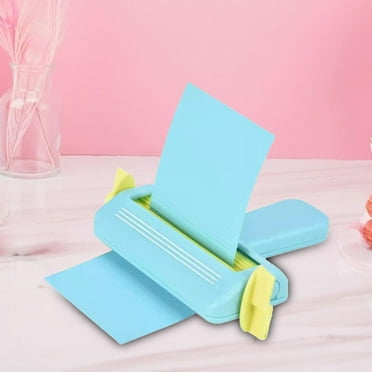 Embossing Machine, Embosser Corrugated Manual Supplies, Crafts Photo Decor, Paper Cards DIY Decorative Portable for Card Making, Kids Children