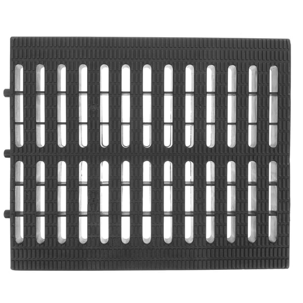 Rejilla de desagüe de plástico para alcantarillado exterior. Tapa de drenaje para canal.