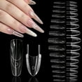thumbnail image 6 of Nail Forms, Dual‑Layer Quick Acrylic Press-on Nails Extension Molds, Clear Reusable No‑paper‑tip Manicure Tools, Multi‑Size Nail Art Molds for Builder Gel DIY & Professional Salon Nail Making, 6 of 6