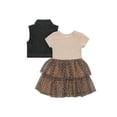 thumbnail image 4 of Little Lass Toddler Girls 2-Piece Dress and Vest Set, Sizes 2T-4T, 4 of 6