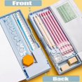 thumbnail image 2 of Pop-up Multifunctional Pencil Case with 2 Compartments, Sharpener, Best Gift Set for Kids (Pink), 2 of 5