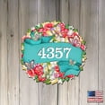 thumbnail image 4 of Floral Wreath Wooden House Number Sign by G. DeBrekht | Love Family Kids Decor - MA81853033, 4 of 8