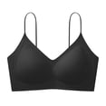 thumbnail image 3 of DDAPJ pyju Jelly Bras for Women 2026 No Underwire Wireless Tshirt Bra Push Up Seamless Bralettes Black L, 3 of 7