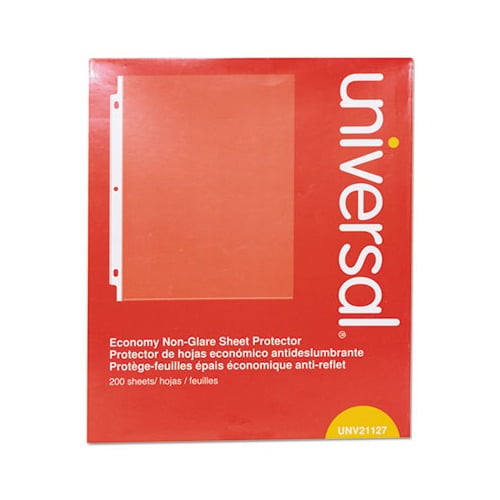 Top-Load Poly Sheet Protectors Nonglare, Economy, Letter, 200/Box