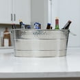 thumbnail image 3 of BREKX Aspen Oval Hammered and Smooth Beverage Tubs, Rustproof, 3 of 10