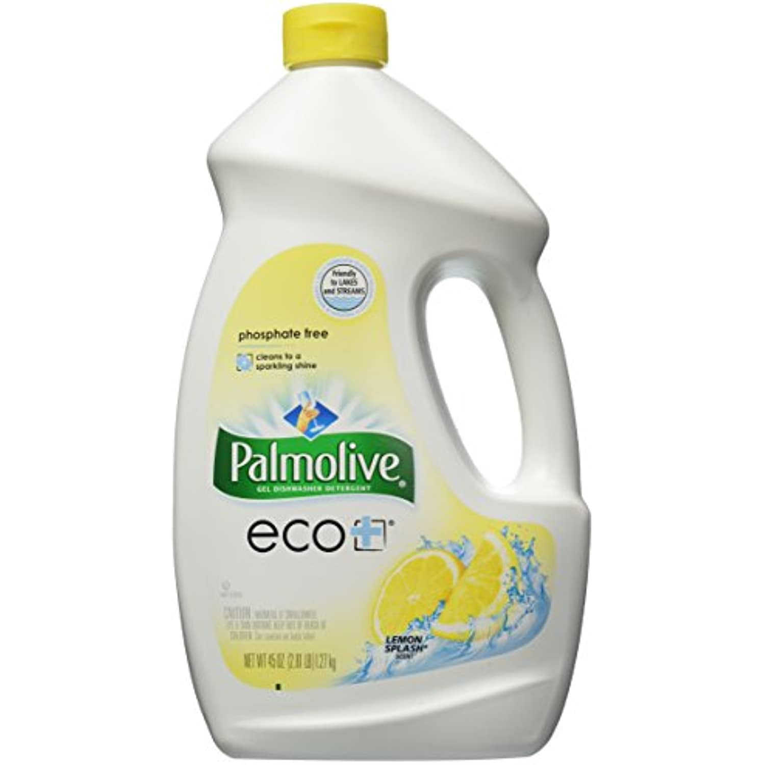 Palmolive Eco Dishwasher Detergent, Lemon Splash 45 Ounce (2 Pack
