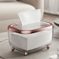thumbnail image 3 of Caja para pañuelos Apuakthei, moderna caja de plástico para pañuelos, para sala de estar, baño, decoración del hogar, caja dispensadora de pañuelos transparente, 3 of 5