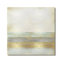 Stupell Industries Modern Glam Landscape Abstract Painting Gallery Wrapped Canvas Art Print Wall Art, 17 x 17