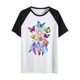 thumbnail image 3 of Gibobby Playera de Verano para Mujer 2024 Spring Butterfly Wind Chimes Raglan Camiseta suelta manga corta con cuello redondo(Negro,G), 3 of 4