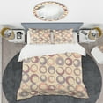 thumbnail image 2 of Designart 'Retro Geometric Pattern' Mid-Century Modern Duvet Cover Set, 2 of 4