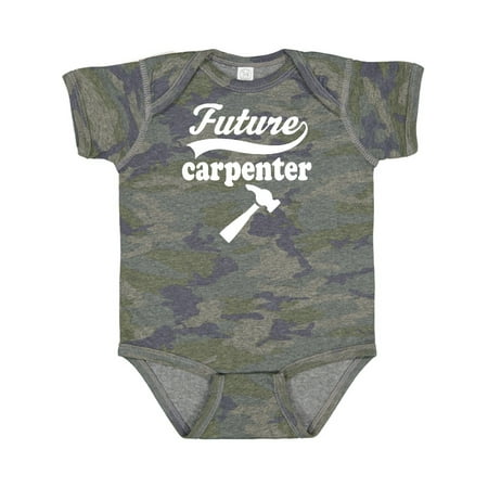 

Inktastic Future Carpenter Shirt Occupation Gift Baby Boy or Baby Girl Bodysuit