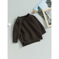 thumbnail image 3 of Bagilaanoe Newborn Baby Girl Boy Knitted Sweater Long Sleeve Pullover 3M 6M 9M 12M 18M 24M Infant Warm Jumpers Tops Fall Loose Knitwear, 3 of 9