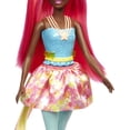 thumbnail image 5 of Barbie Dreamtopia Unicorn Doll with Pink & Yellow Hair, Skirt, Removable Unicorn Tail & Headband, 5 of 7
