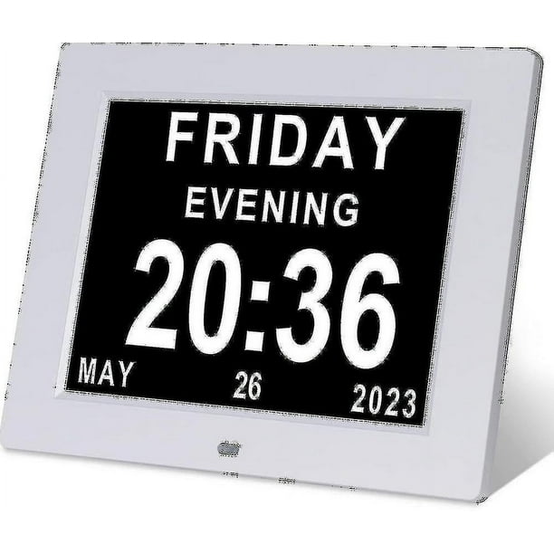 Reloj calendario para personas mayores hotsell