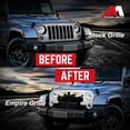 thumbnail image 6 of AMERICAN MODIFIED Empire Grille 07-18 Jeep Wrangler JK w/ Amber LED, Black, 6 of 8