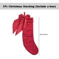thumbnail image 3 of Christmas Stockings Candy Bag Bows Christmas Socks For Fireplaces Home Office Party Decorations, 3 of 8