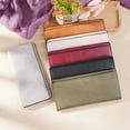 thumbnail image 5 of Bekayaa RFID Flap Wallet Clutch, Slim Genuine Leather, Wine Red, 1 Piece, 5 of 5