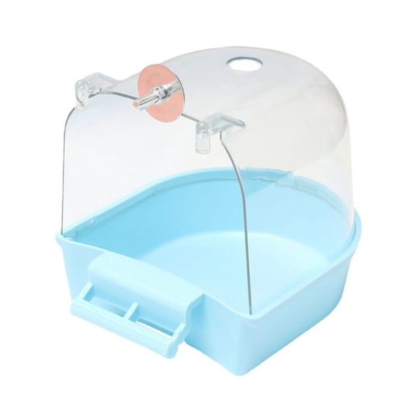 TINYSOME Bird Bathtub for Parakeets Bird Cage Bathing House Birdcage Mounted Bathroom