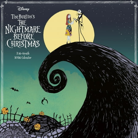 Nightmare Before Christmas Wall Calendar, (Paperback)