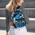 thumbnail image 7 of Balery Football Time Vintage Canvas Backpack for Men and Women - Large Capacity, Durable Travel Laptop Bag for School, Work, Hiking, and Outdoor Activities, 7 of 7
