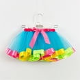 thumbnail image 2 of NOLDARES Tutu Skirt Girls Elastic Ballet Dance Skirts Layers Tulle Tutu for Toddler Kid Children 1-9 Years(Light Blue,9-11 Years), 2 of 5