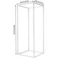 thumbnail image 4 of Miumaeov 10 Pcs Wedding Flower Stands Rectangular Display Stand Party Background Decor, 4 of 9