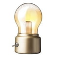 thumbnail image 1 of Lámpara de Bombilla LED Yinane USB retro bronce 11x7x6cm, 1 of 8