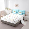 thumbnail image 5 of Erosebridal Cartoon Capybaras 7 Pieces Bedding Comforter Set For Capybara Lovers,Funny Mouse Rodent Kawaii Yellow Duck Full Bedding Set For Kids Reversible, 5 of 7