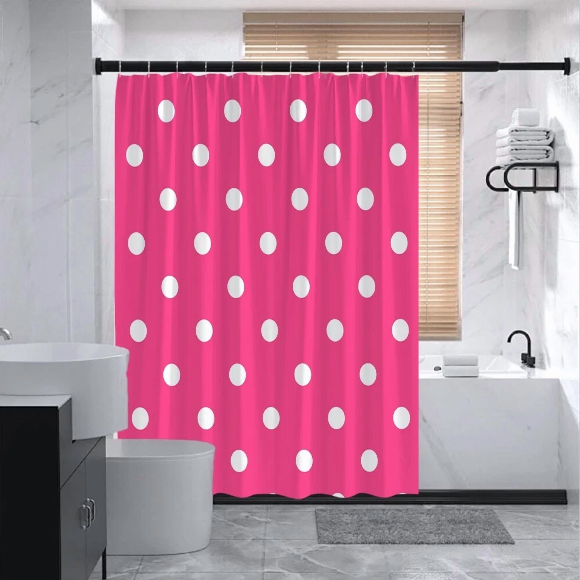 BUTTERFLY- 1Pc Shower Curtain -Polyester Fabric- 70.8X70.8 Inches With Hooks-1367Bl