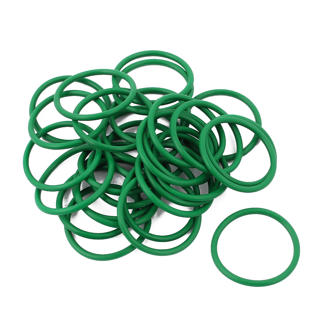 Unique Bargains 30Pcs 20mm x 1.5mm Rubber Gasket O Ring Sealing Ring