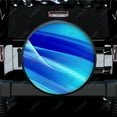 thumbnail image 2 of Blue Abstract Polyester Universal Spare Wheel Tire Cover Custom Tire-Covers for Trailer RV SUV Truck Camper, 2 of 5