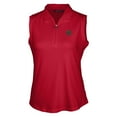 thumbnail image 2 of Women's Cutter & Buck  Red Sacramento River Cats Forge DryTec Stretch Sleeveless Polo, 2 of 3