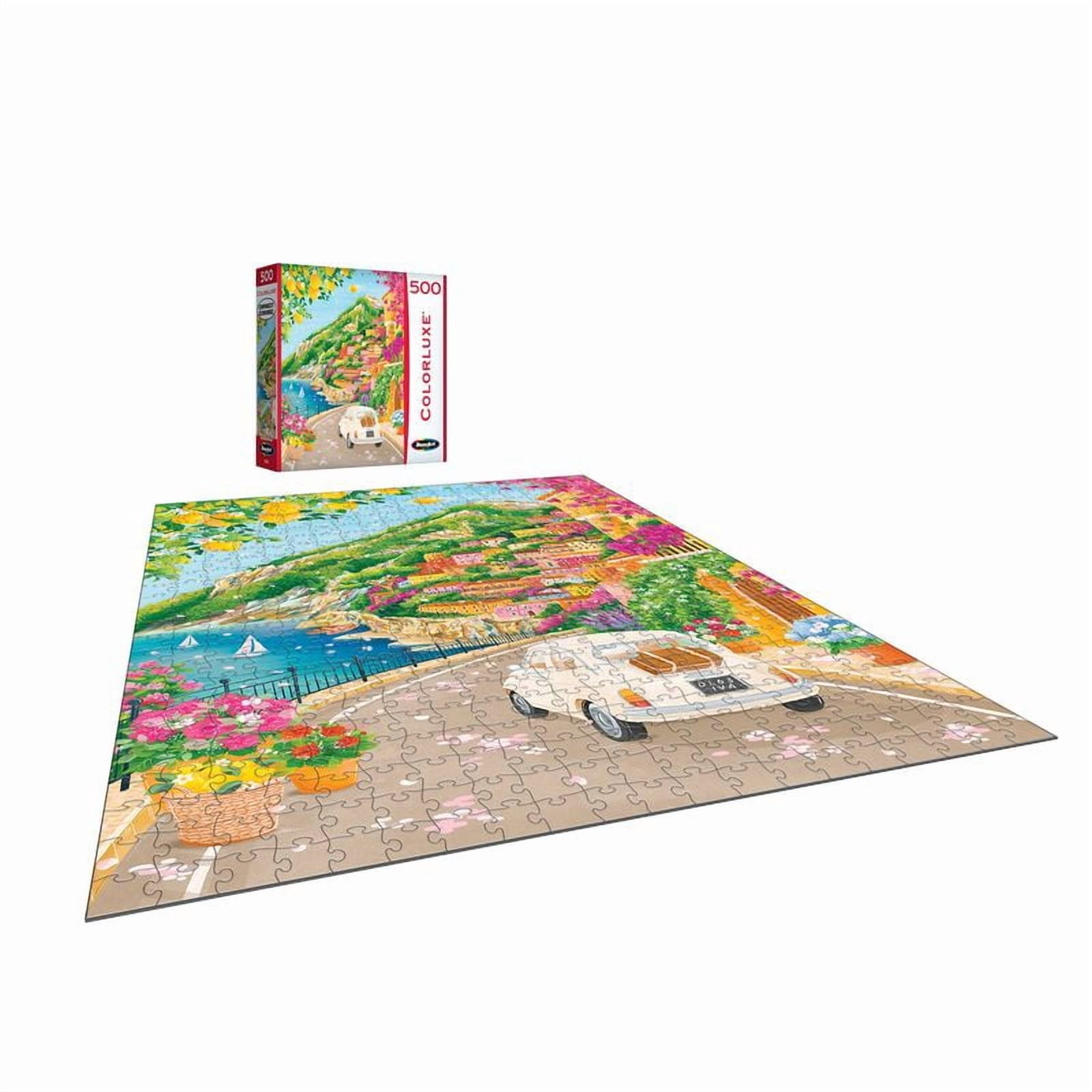 Colorluxe 500 Piece Jigsaw Puzzle 'Positano' - Scenic Italian Coast