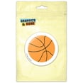 thumbnail image 1 of Cartoon Basketball Pinback Button Pin Badge, 1 of 2