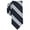 black, variant on bar III Mens Munder Stripe Self-tied Necktie, Black, One Size